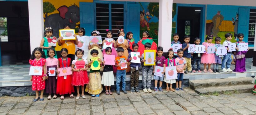 Fruits Day: Nursery Students